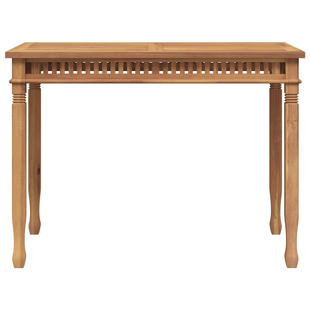 Garten-Esstisch 110x65x80 cm Massivholz Teak